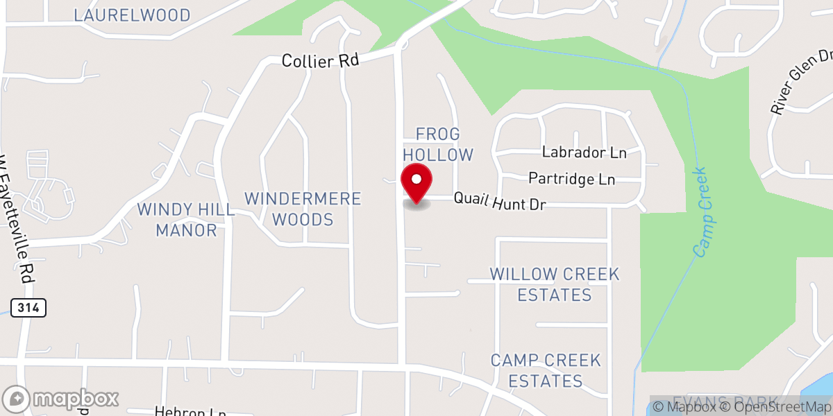 Map showing location of Living Word International Ministries, Inc.