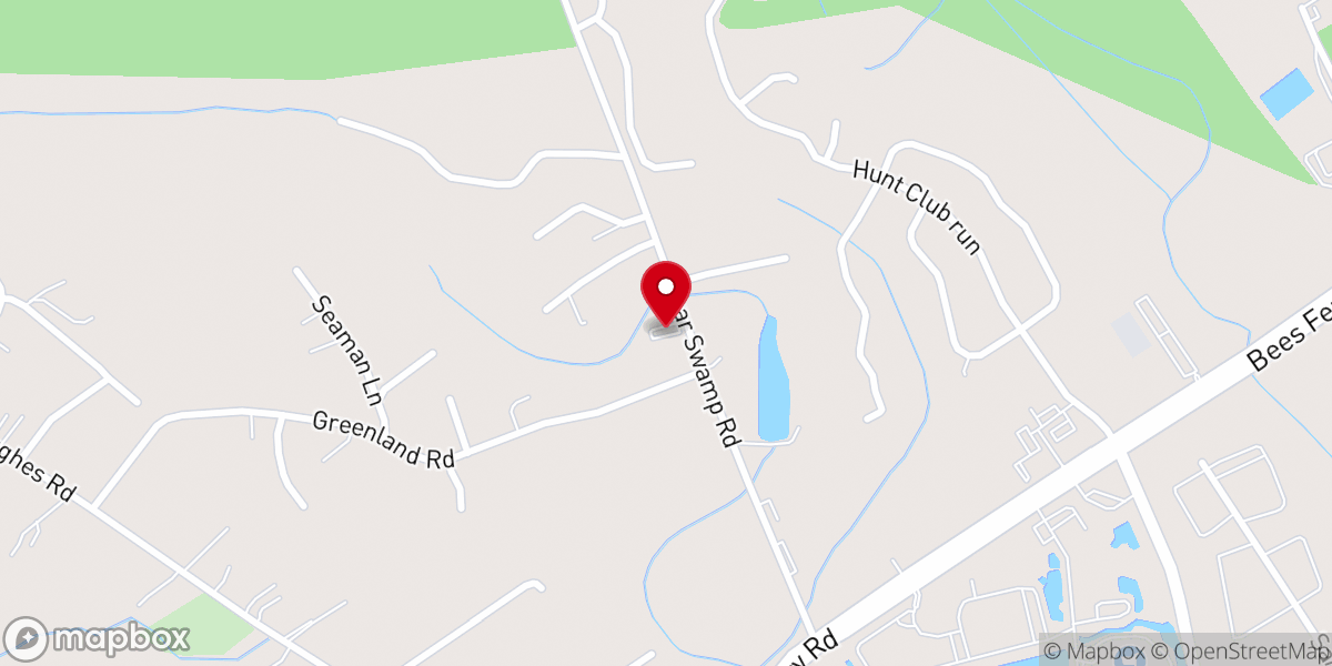 Map showing location of St Mary Ame Church