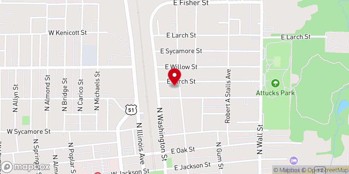 Map showing location of Faith Temple Church of God In Christ