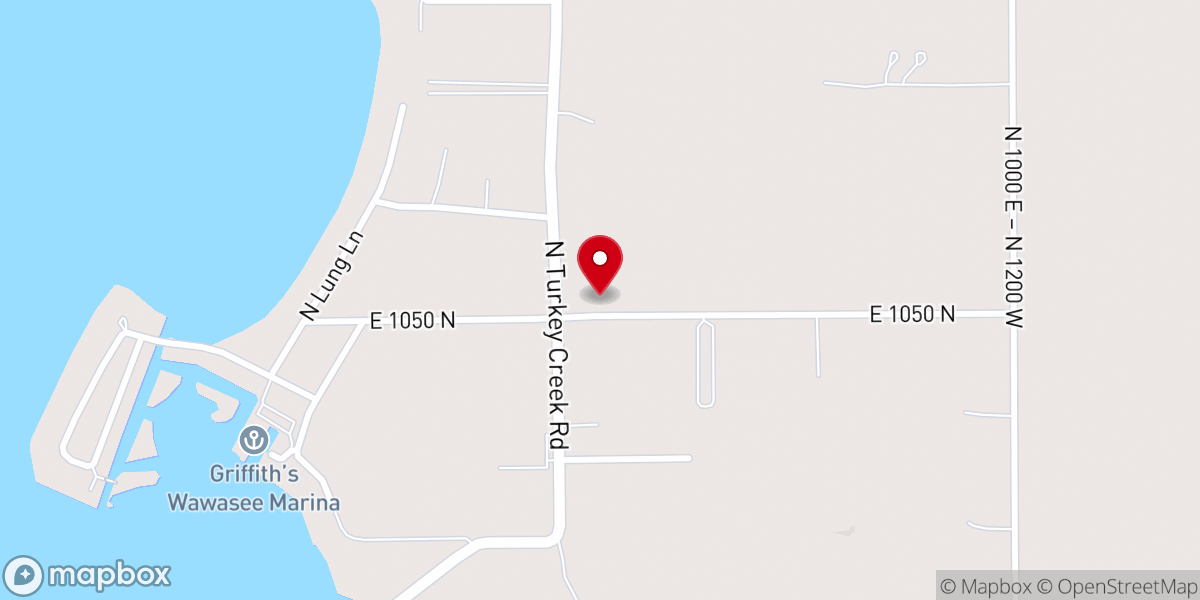 Map showing location of The Rock Church
