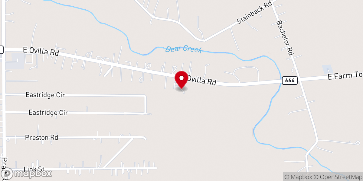 Map showing location of Lone Star Cowboy Church - Red Oak