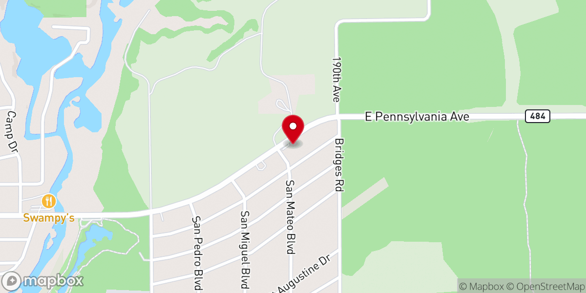Map showing location of Brandon Peters for Congress
