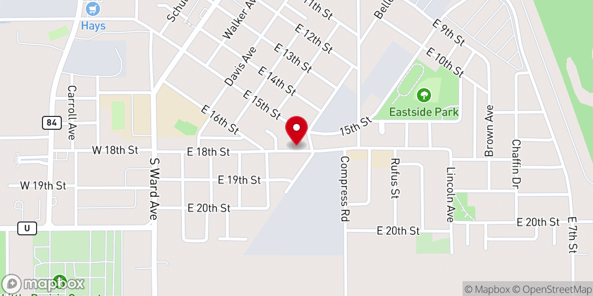 Map showing location of Progressive Church Of God In Christ