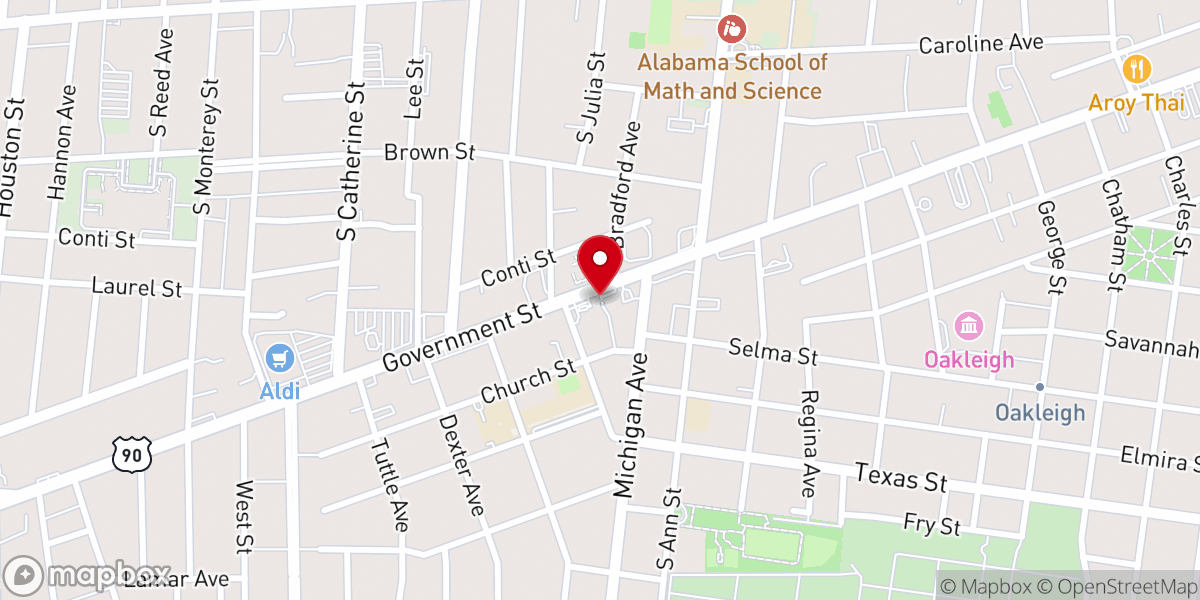 Map showing location of Outbreak Christian Ministries