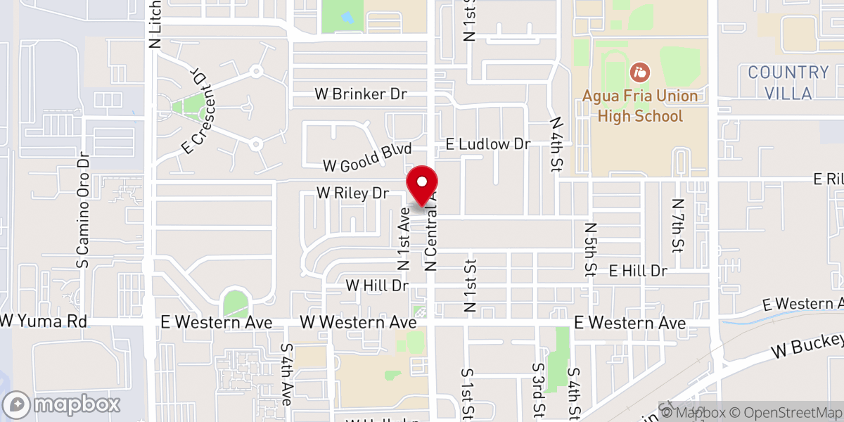 Map showing location of Genesis Christian Fellowship