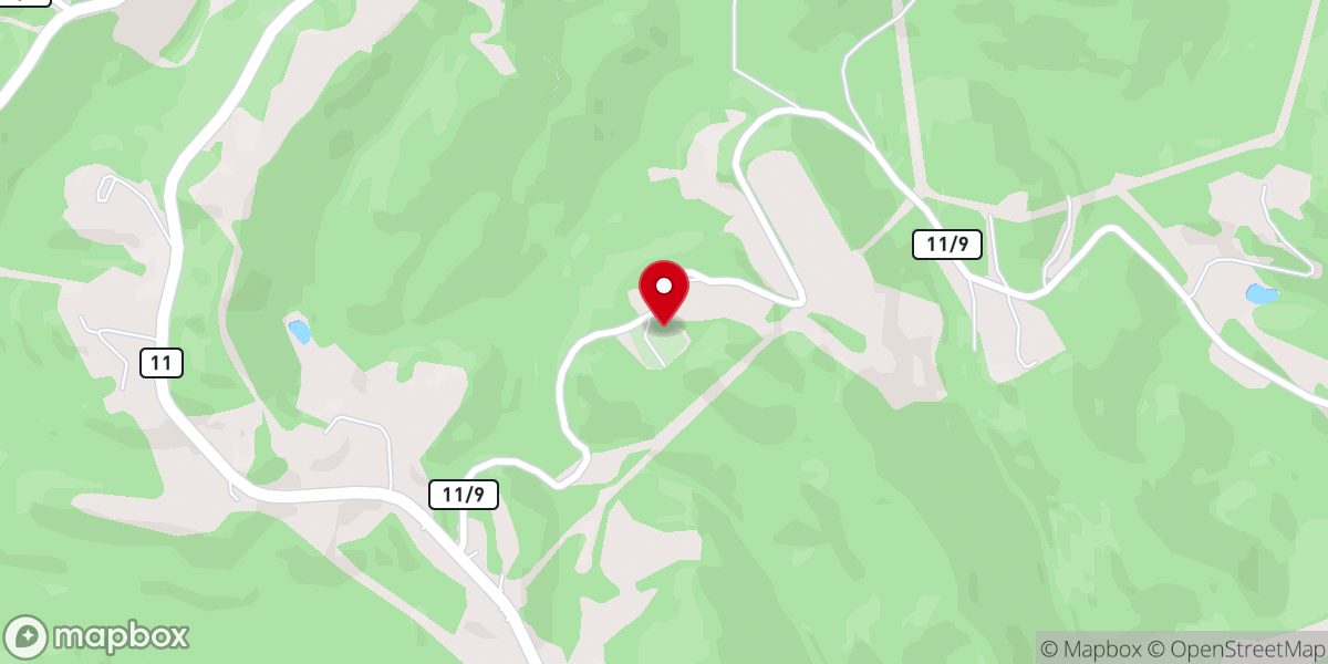 Map showing location of Bethlehem United Methodist Church