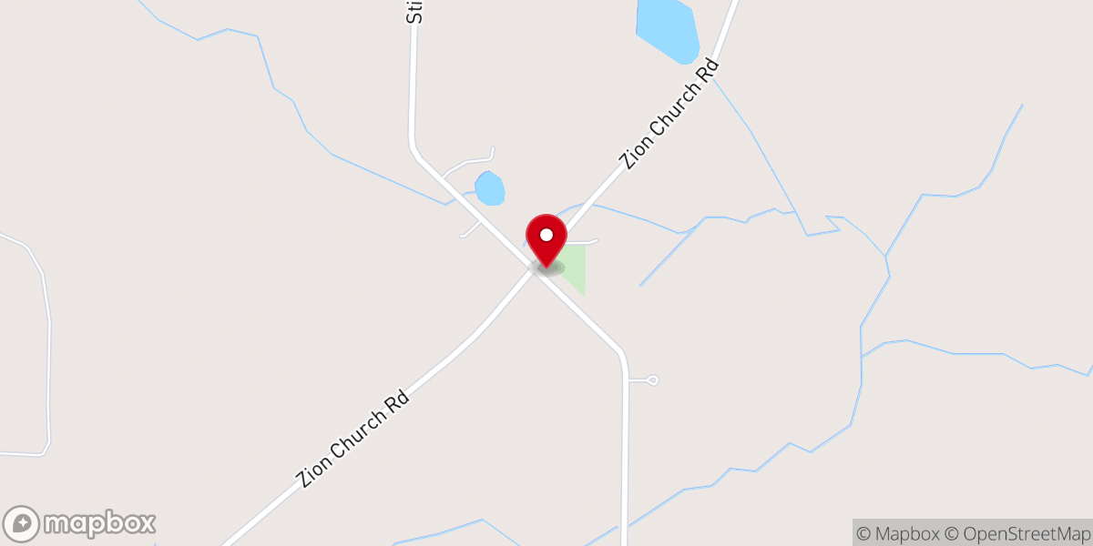 Map showing location of Zion Watch Church