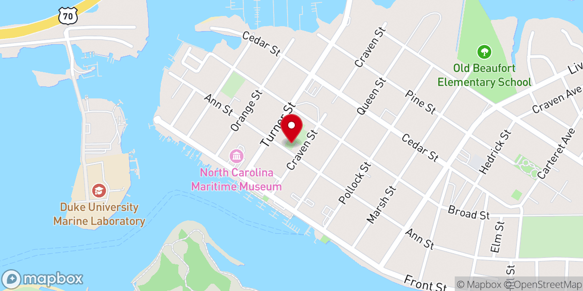 Map showing location of Intracoastal Waterfolk Ministry Inc