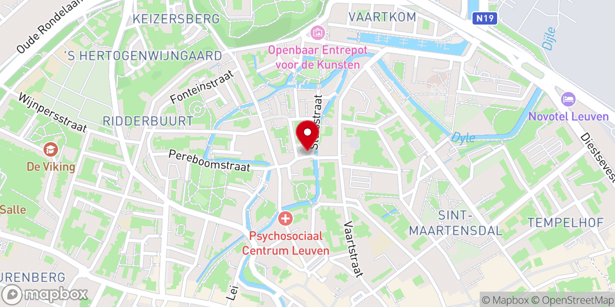 Map showing location of Ukrainian Greek Catholic chapel