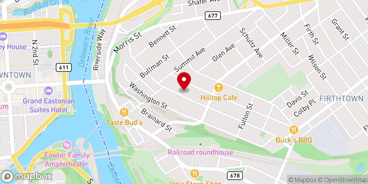 Map showing location of Holy Nativity Church