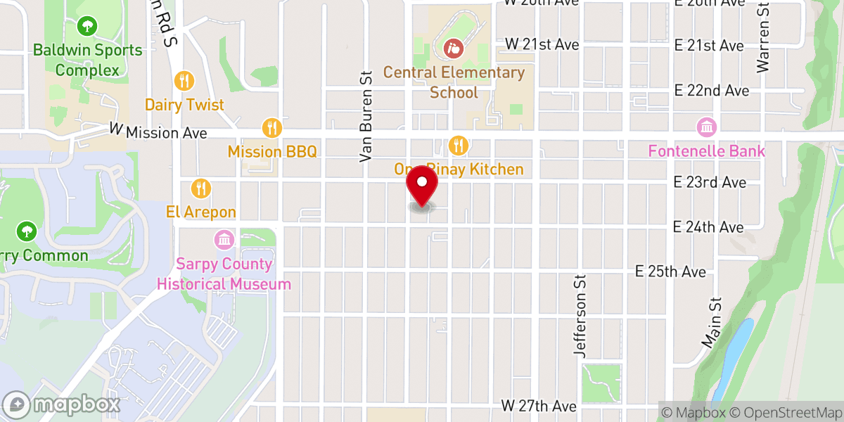 Map showing location of Maranatha Fellowship