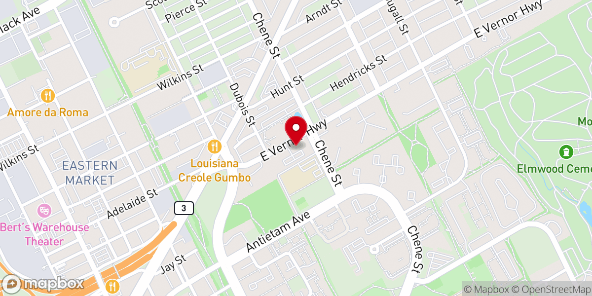 Map showing location of 911 Ministry Community Outreach