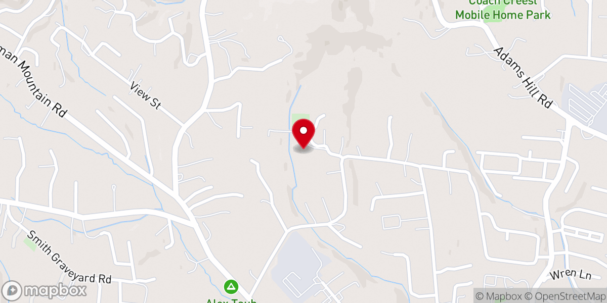 Map showing location of Gospel Tabernacle Church