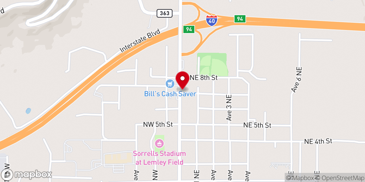 Map showing location of Arkansas Sportsman