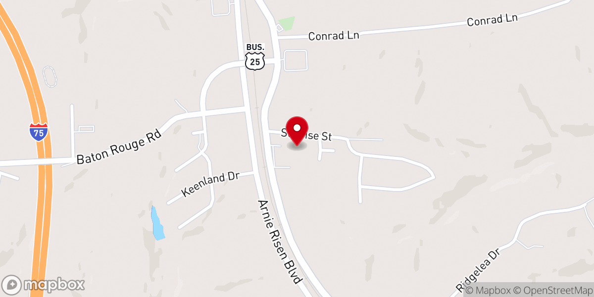 Map showing location of Family Worship Center