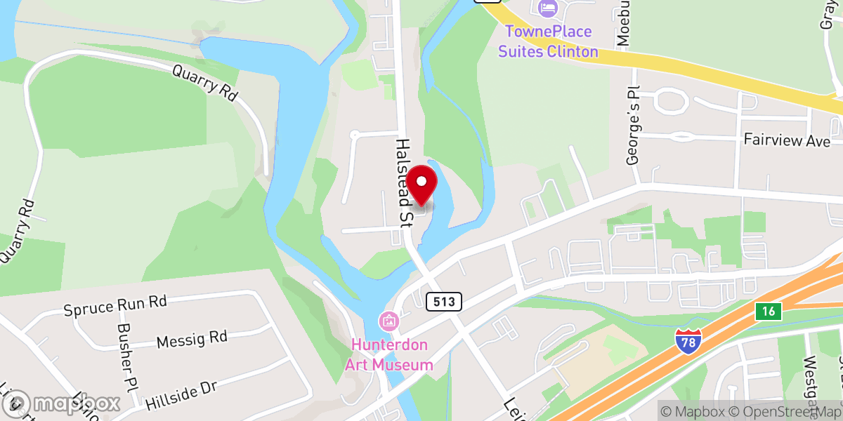 Map showing location of Clinton United Methodist Church