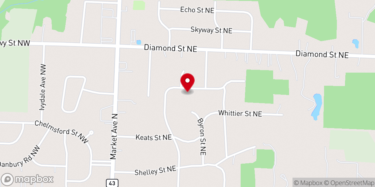 Map showing location of Ohio Wedding Lady - Minister / Officiant