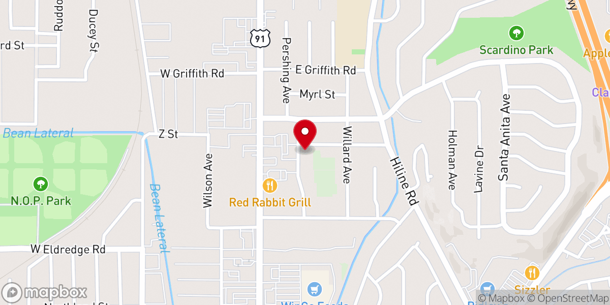 Map showing location of Grace Lutheran Early Childhood
