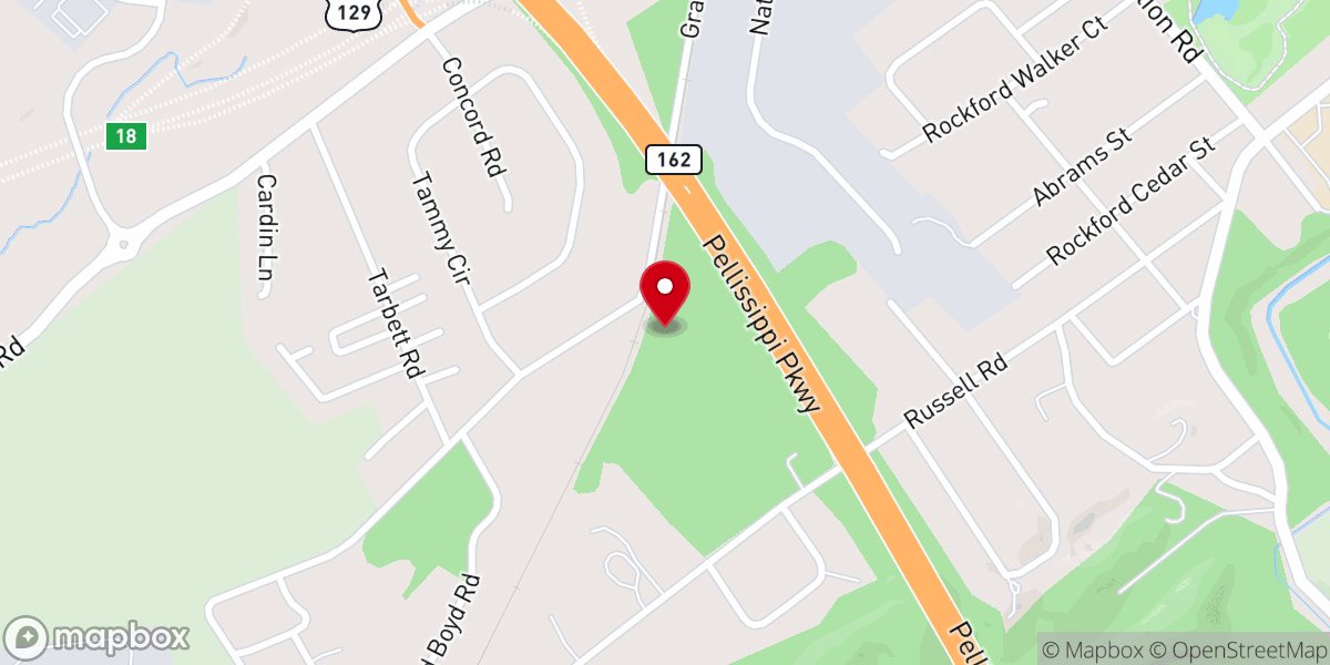 Map showing location of Mount Pleasant AME Zion Church