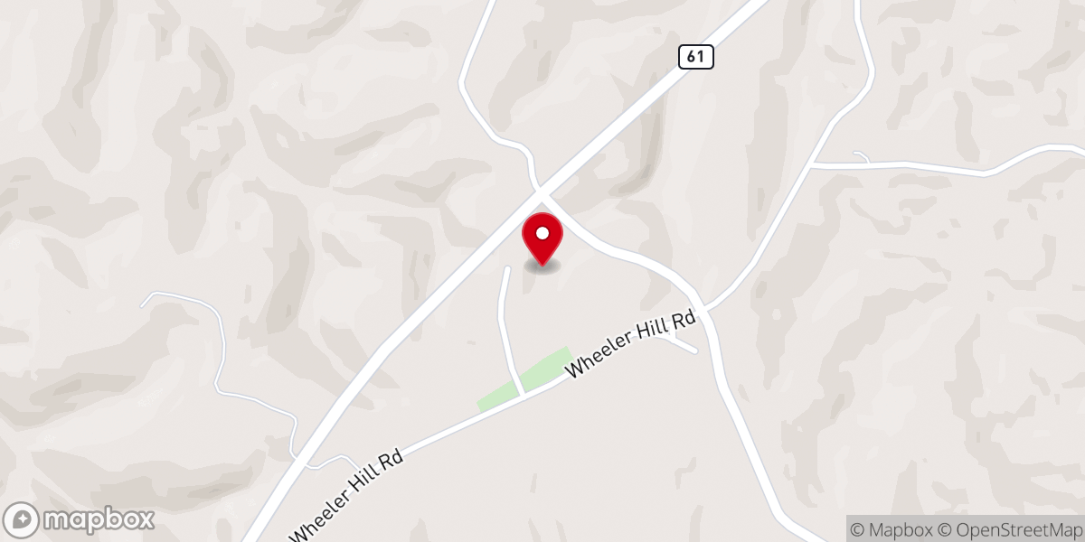 Map showing location of Antioch Church