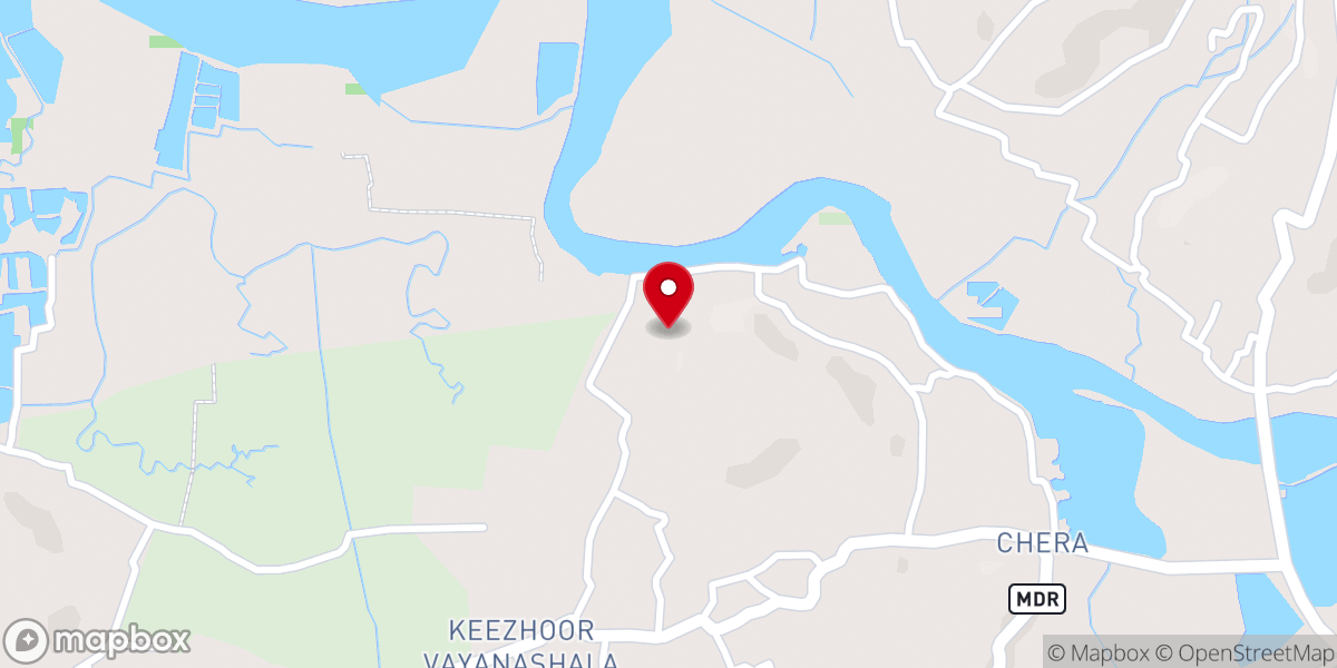Map showing location of Holy Family Church Valluvankadav