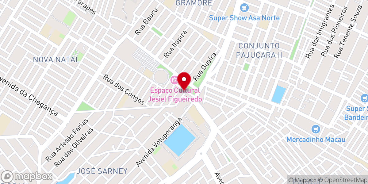 Map showing location of Igreja Evangelica Assembléia de Deus Ministério de Santos em Natal RN