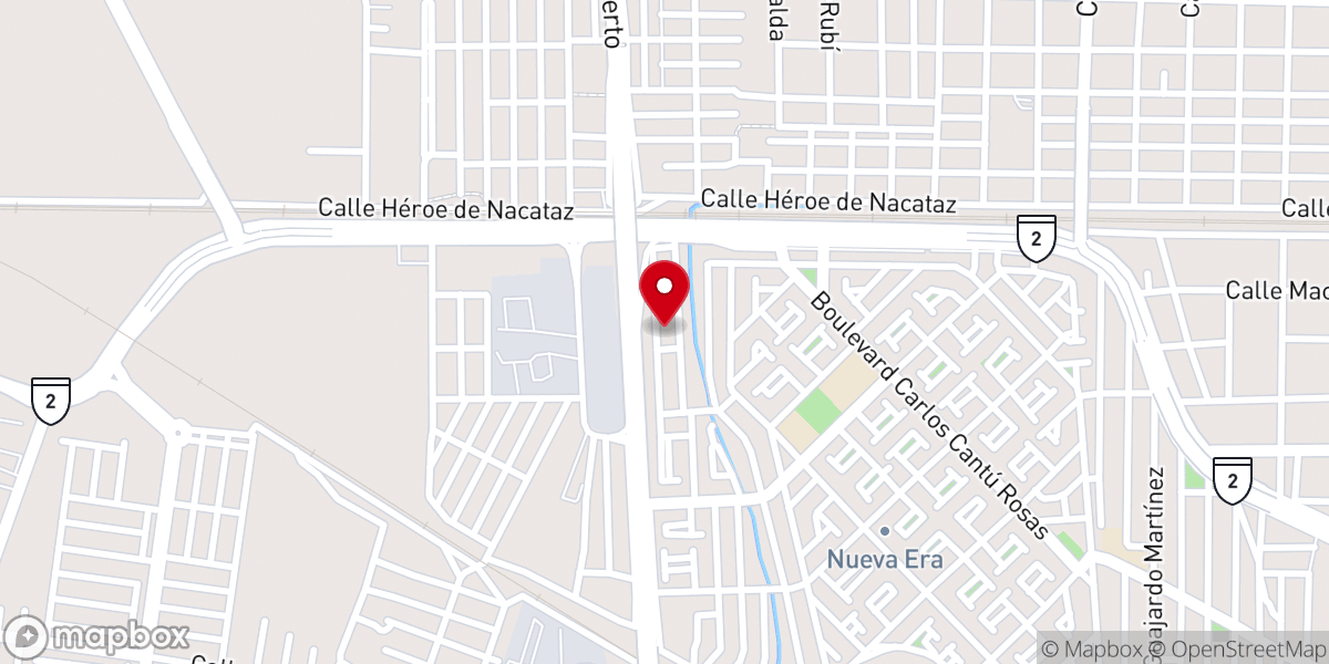 Map showing location of Iglesia de Dios E.C.