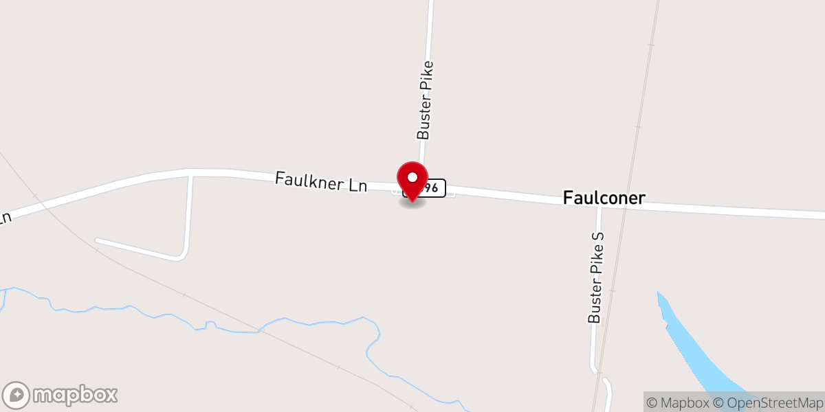 Map showing location of Immanuel Baptist Church