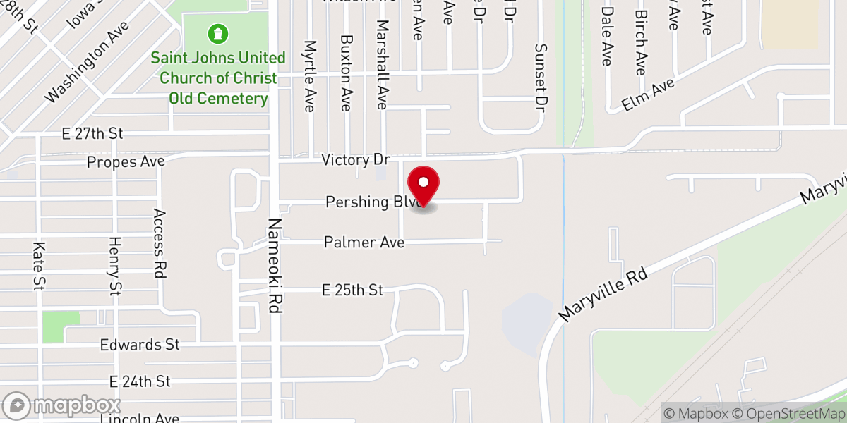 Map showing location of Southwestern Christian Center-Granite