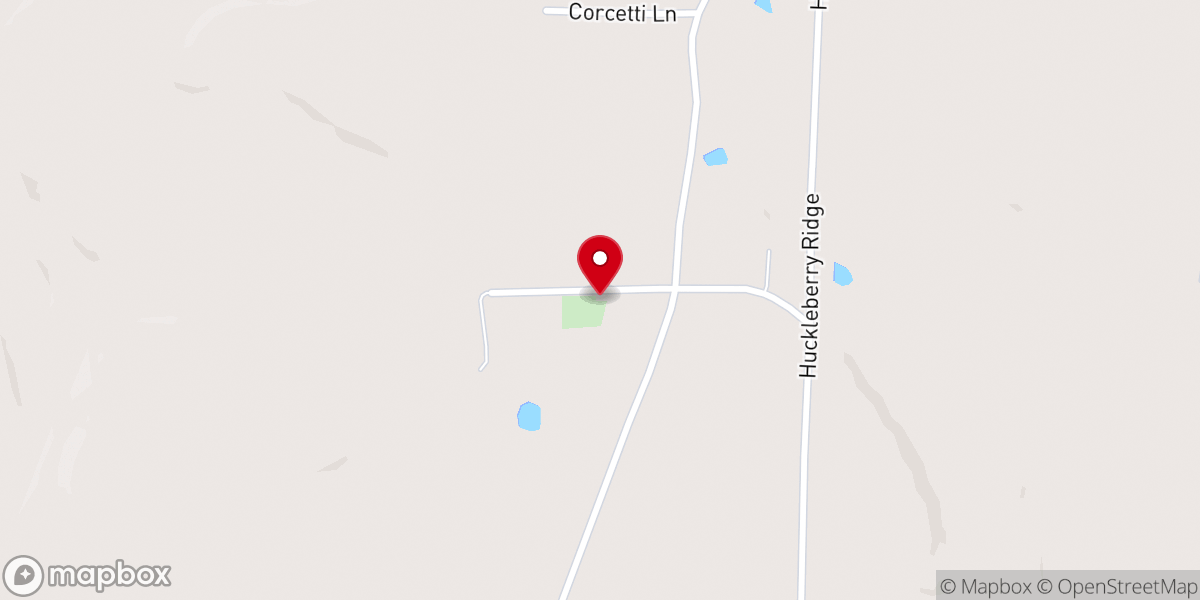 Map showing location of Providence Church