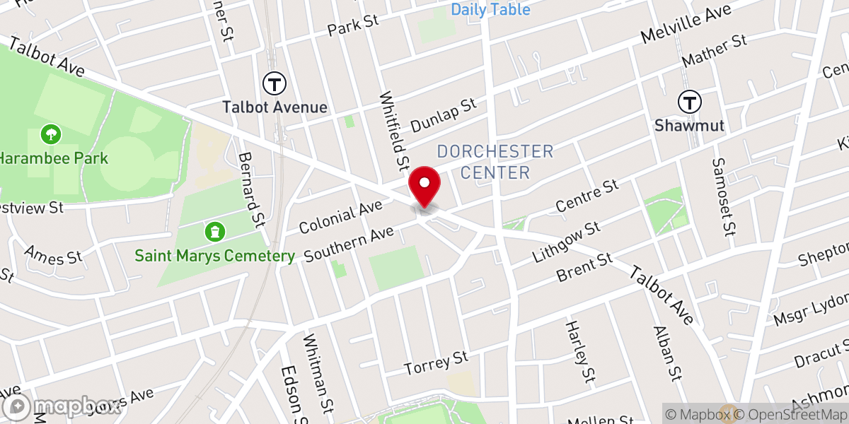 Map showing location of The Mount – Mount Calvary Church