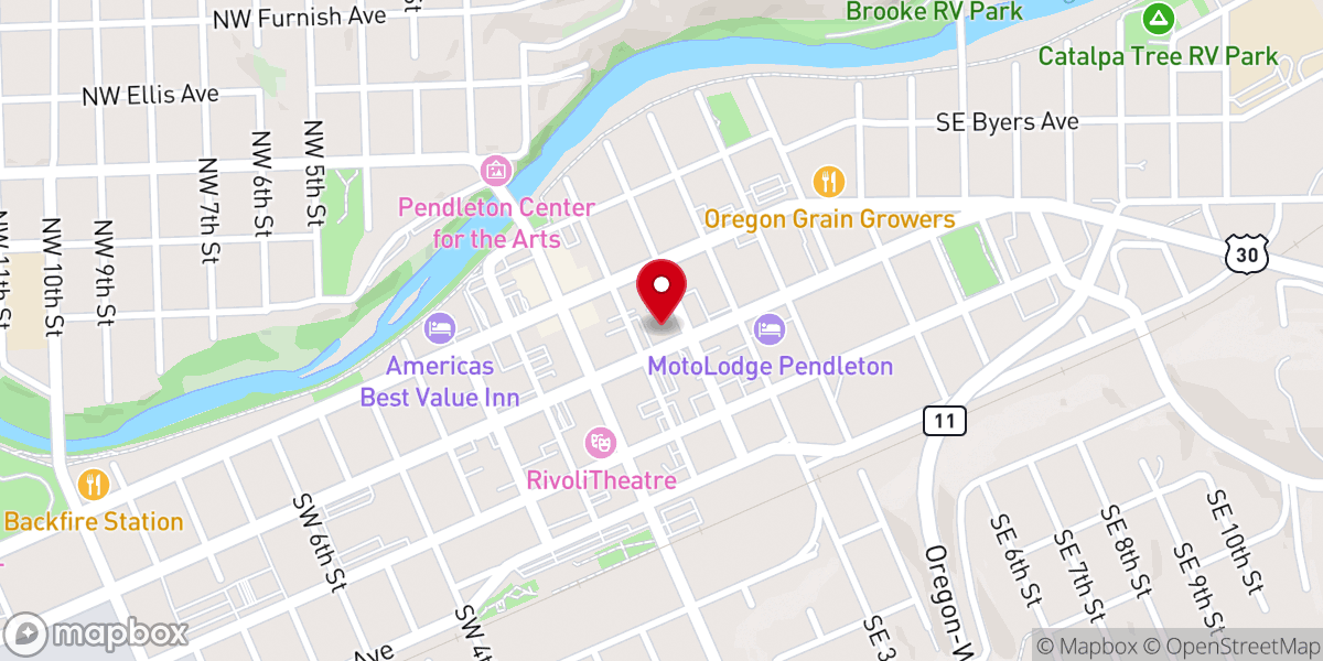Map showing location of Episcopal Church-The Redeemer