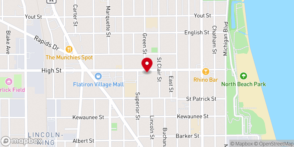 Map showing location of Iglesia De Dios Pentecostal Mi Manantial De Vida