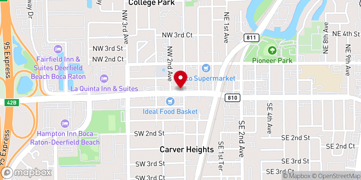 Map showing location of God Changing Life Ministries