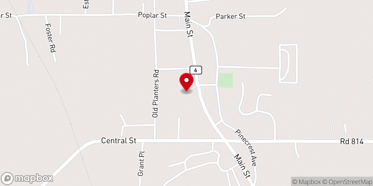 Map showing location of First New Bethel MB Church