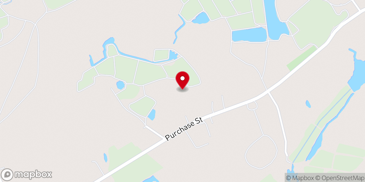 Map showing location of Sweet Fern Hill Ministry