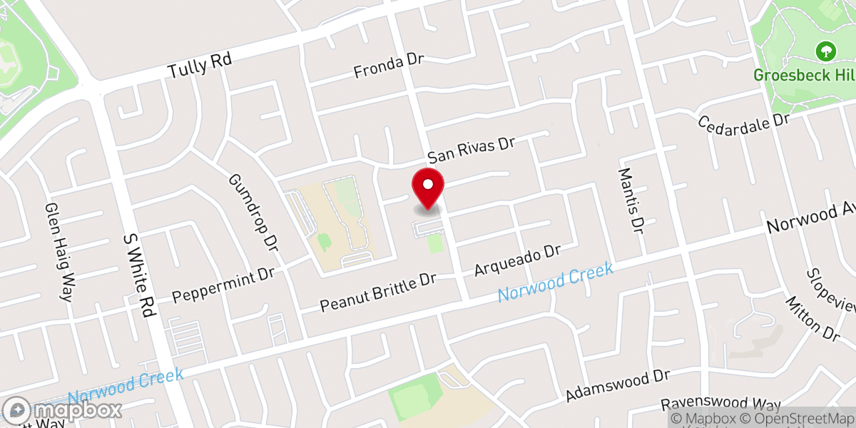Map showing location of Life Valley Community Church