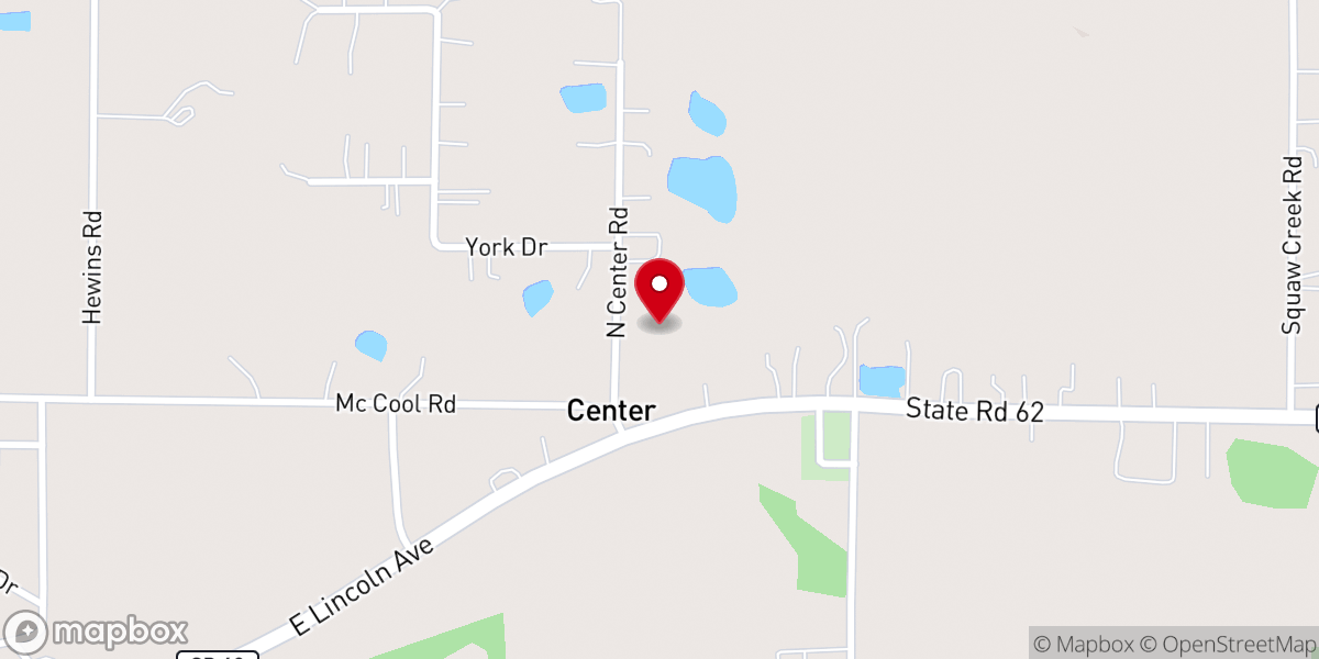 Map showing location of Cypress Baptist Church