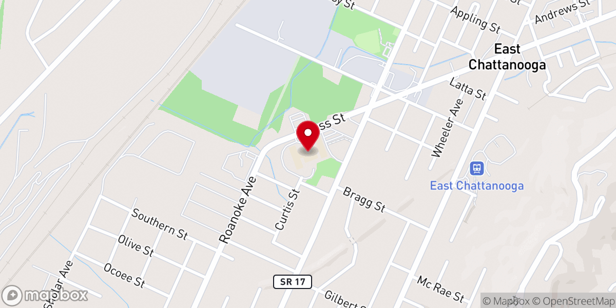 Map showing location of Gracepoint Church Inc