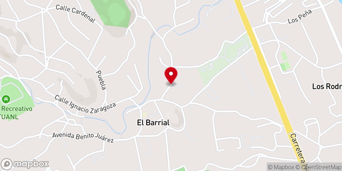 Map showing location of Iglesia Bautista Monte Hebrón, A. R.