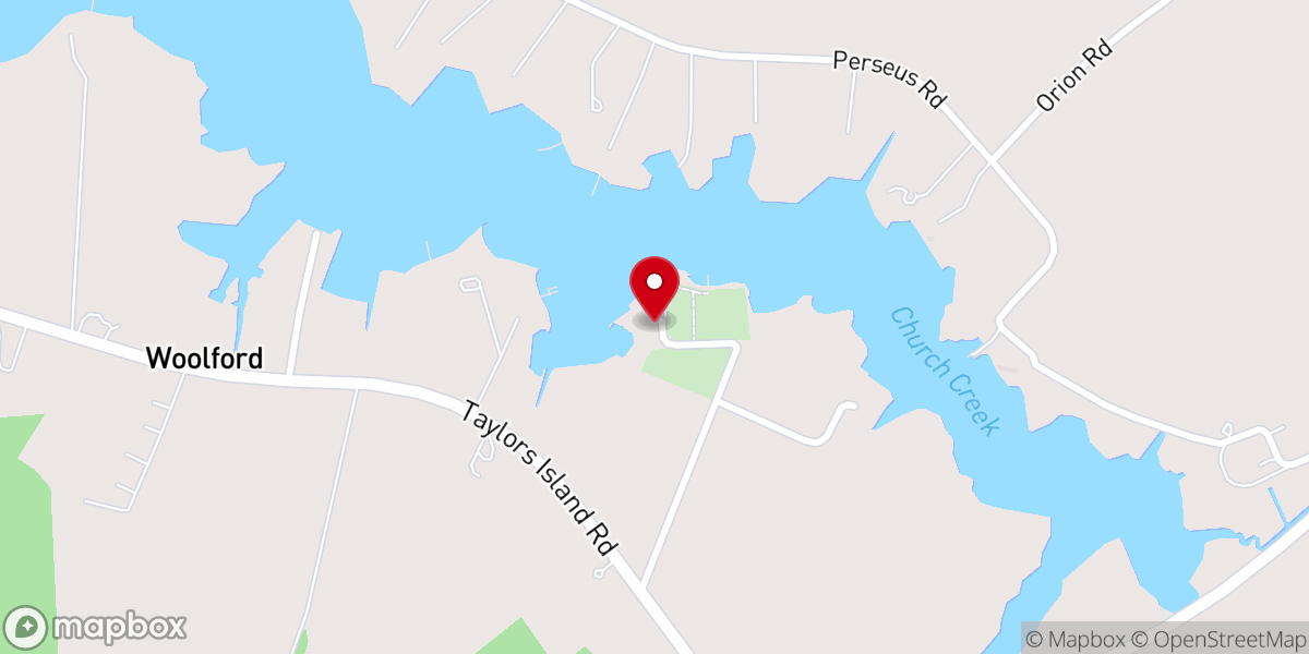 Map showing location of Old Trinity Episcopal Church