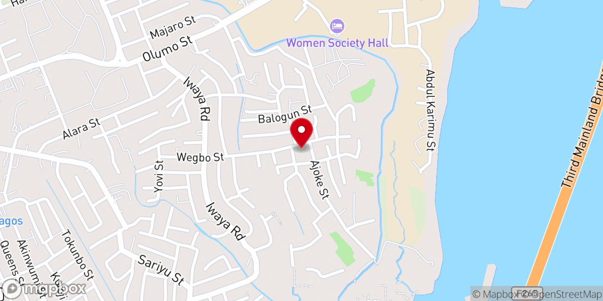 Map showing location of RCCG Banner Of Love Parish