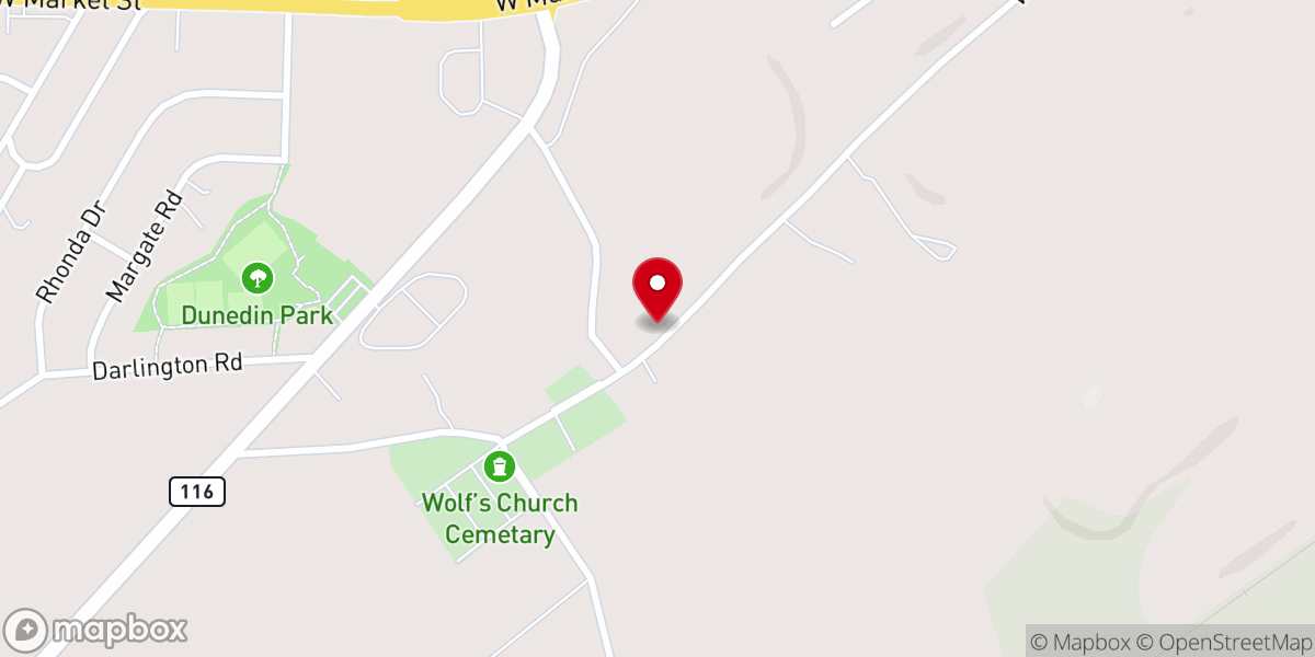 Map showing location of Great Harvest Ministries