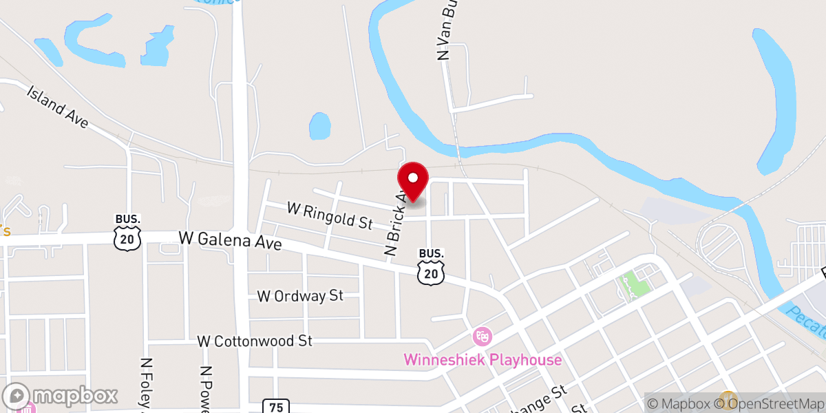 Map showing location of Holy Temple Church