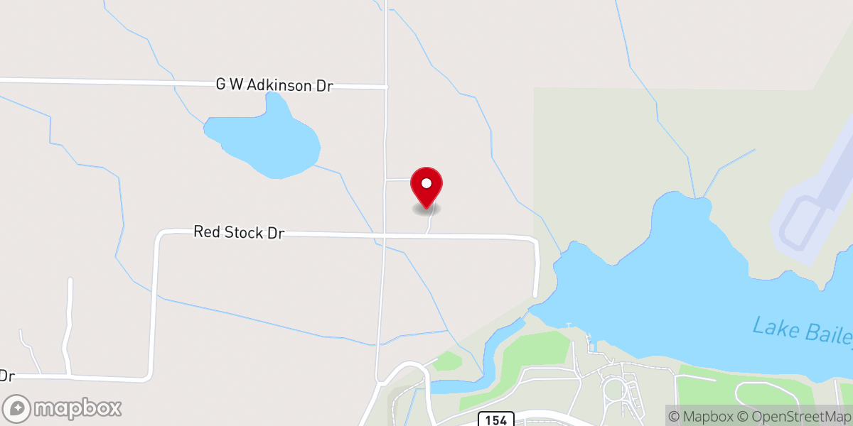 Map showing location of Trinity Lutheran Church