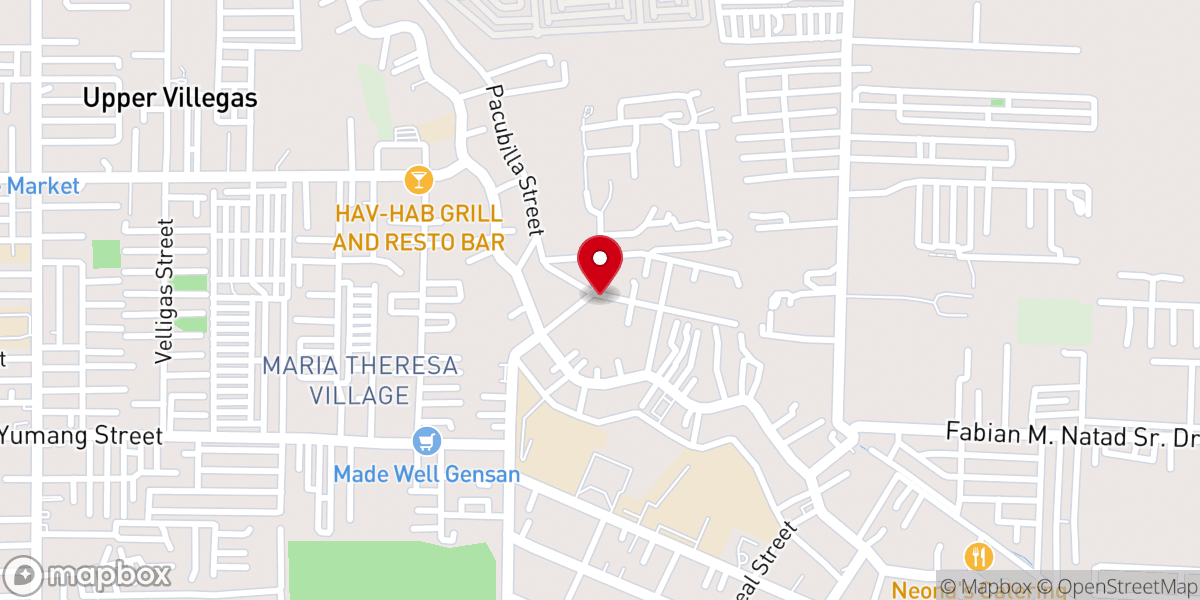 Map showing location of Fundamental Baptist Church Lagao