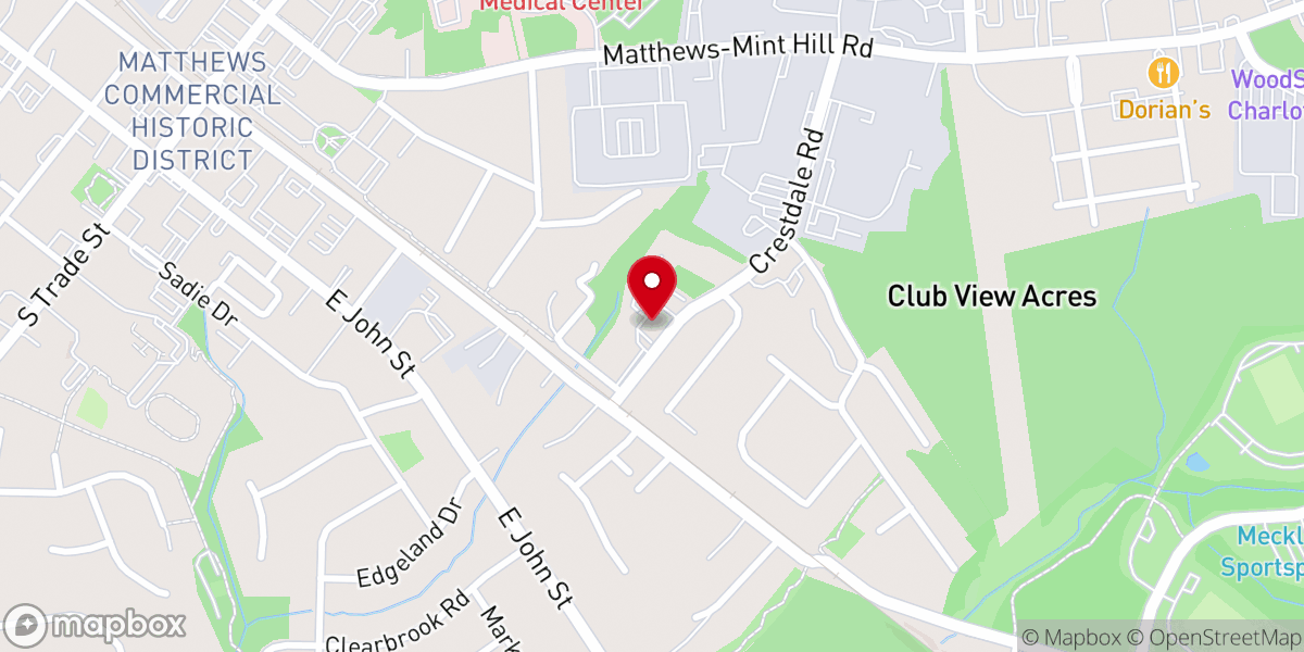 Map showing location of Mt Moriah Missionary Baptist Church