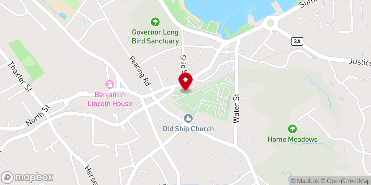 Map showing location of Ames Chapel