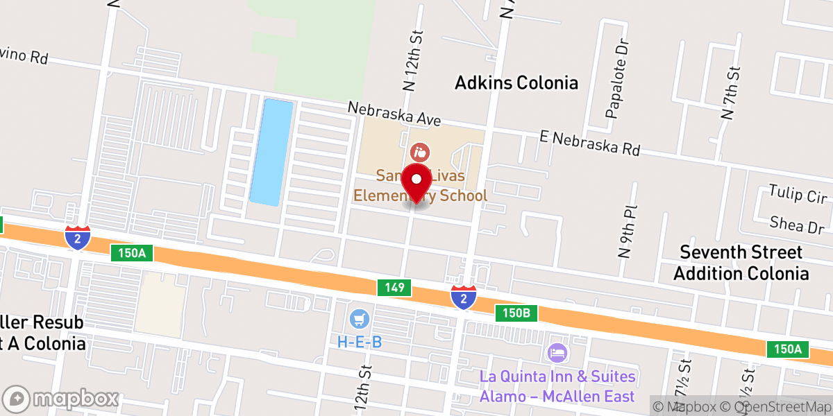 Map showing location of Templo Evangélico Pentecostés Torre Fuerte MIEPI
