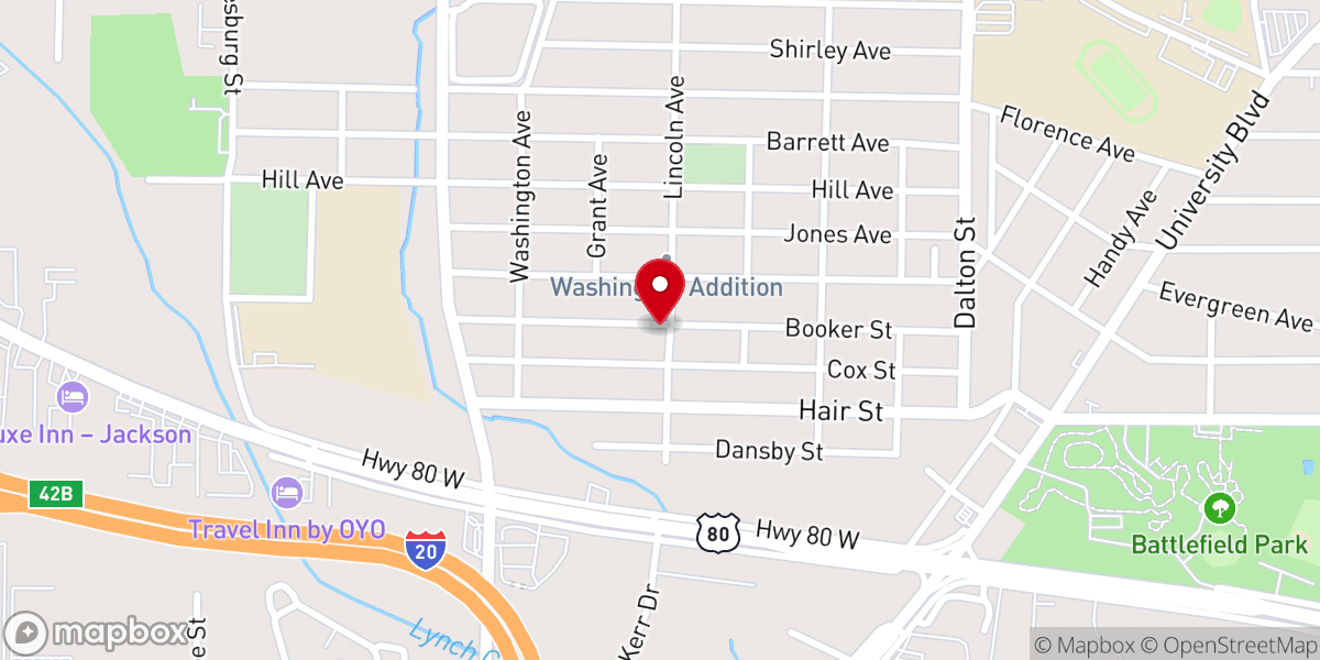 Map showing location of Kingdom of God in Christ Church